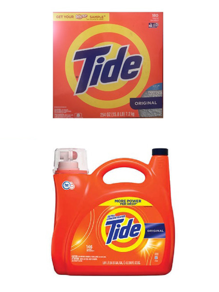 Bột giặt thử nghiệm – bột giặt tiêu chuẩn TIDE