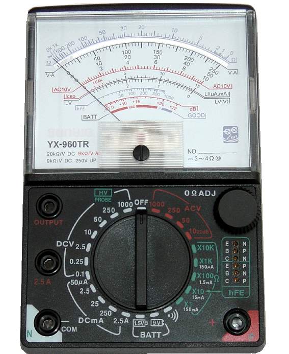 Đồng hồ vạn năng kim Samwa YX-960TR  dễ sử dụng 