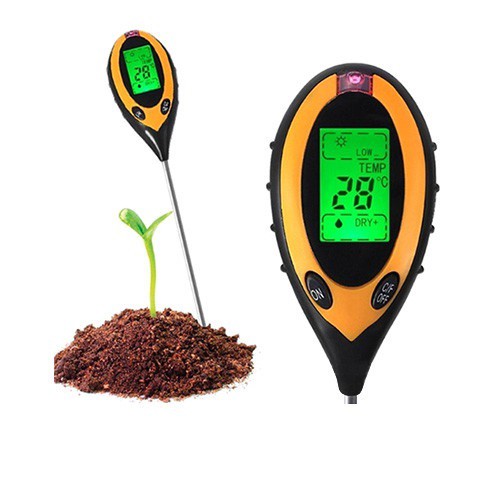Sử dụng máy đo độ ẩm đất để xác định độ ẩm của đất