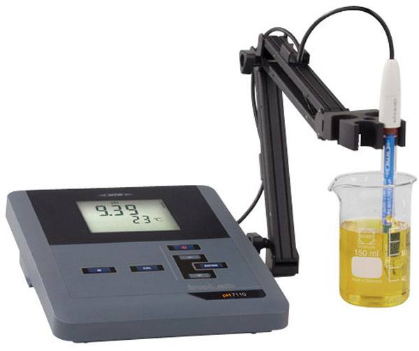 Máy đo pH là thiết bị dùng để kiểm tra độ kiềm cũng như độ axit