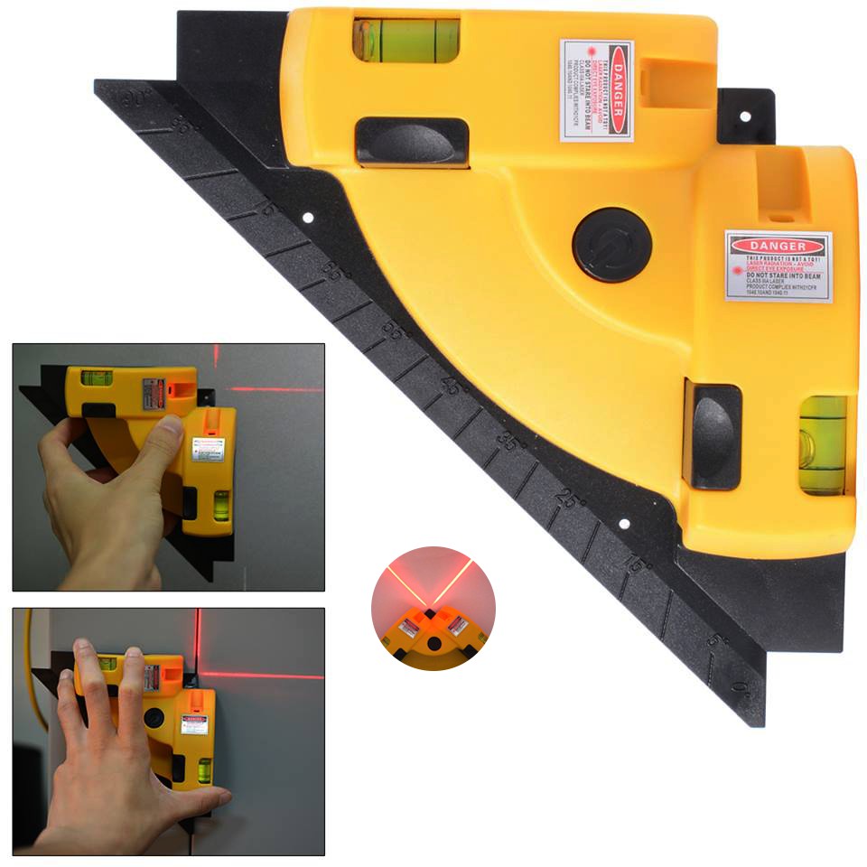 Thước ke góc vuông Laser được sử dụng để đo những góc vuông bằng tia laser